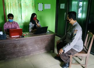 Bhabinkamtibmas Polsek Bancar Tuban Giatkan Dialogis Kamtibmas