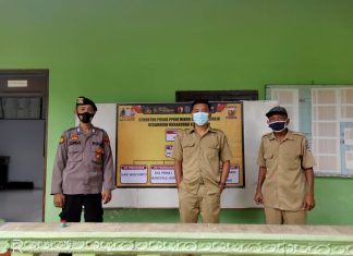“ADAPTASI KEBIASAAN BARU, POLSEK MERAKURAK LAKSANAKAN SAMBANG KAMPUNG TANGGUH DESA BINAAN”