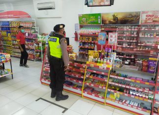 Patroli pertokoan dan minimarket