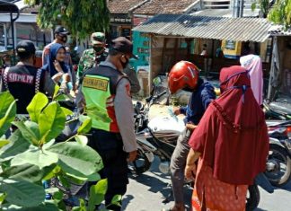PATROLI BERSAMA GIAT YUSTISI PENDISIPLINAN PROTOKOL KESEHATAN CEGAH PENYEBARAN VIRUS CORONA