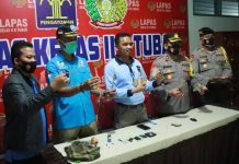 Cegah Peredaran Narkoba, Lapas Tuban Gandeng Polres dan BNNK Razia Warga Binaan