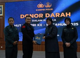 Kabid Kesjas Korbrimob Polri Pimpin Kegiatan Donor Darah Peringati HUT Ke-54 KORPRI Polri Tahun 2025