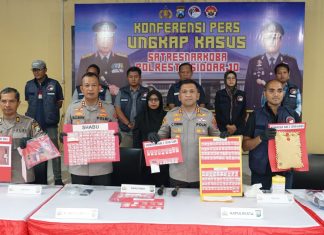 Polresta Sidoarjo Ungkap 19 Kasus Narkoba Selamatkan 4000 Jiwa dari Bahaya Narkotika