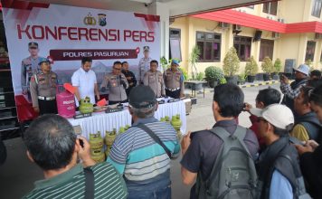 Polres Pasuruan Ungkap Kasus Penyalahgunaan LPG Subsidi, Dua Tersangka Diamankan