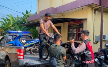 Polres Probolinggo Bubarkan Balap Liar di Dringu, Puluhan Motor Diamankan